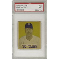 1949 Bowman Duke Snider #226 PSA NM 7. The Broo