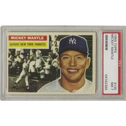 1956 Topps Mickey Mantle #135 PSA NM 7. That bi