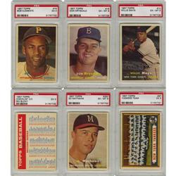 1957 Topps Baseball Complete Set (412).