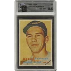 1957 Topps Brooks Robinson #328 GAI NM-MT+ 8.5.