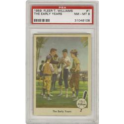 1959 Fleer Ted Williams The Early Years #1 PSA N