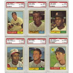 1961 Topps Baseball PSA NM-MT 8 Lot of 14. Soli