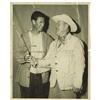 Image 1 : Jim Thorpe & Ted Williams Signed Photograph. Im