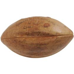 1966 Green Bay Packers Team Signed Football. On