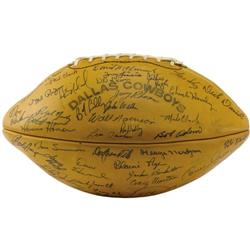 Circa 1968 Dallas Cowboys Team Signed Football.