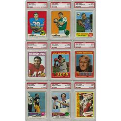 1968-1975 Topps Football Complete Sets.