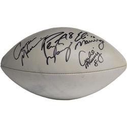 The Manning Family Multi-Signed Football. If yo