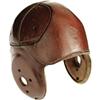 Image 1 : 1930's Notre Dame Game Worn Helmet. Brown leath