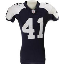 2006 Terence Newman Game Worn Throwback Uniform.