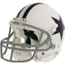 2006 Tony Romo Game Worn Throwback Helmet. A he