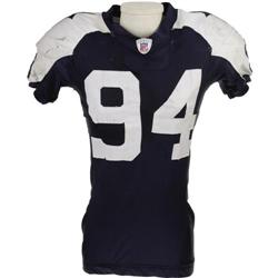 2006 DeMarcus Ware Game Worn Throwback Uniform.