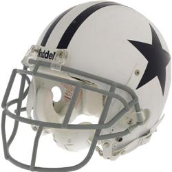 2006 Roy Williams Game Worn Throwback Helmet. T