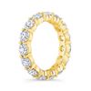 Image 4 : Natural 3.02 CTW Round Cut Diamond Eternity Band 14KT Yellow Gold