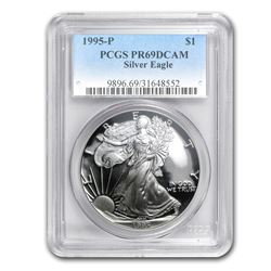 1995-P Proof Silver American Eagle PR-69 PCGS