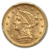 Image 2 : 1878 $2.50 Liberty Gold Quarter Eagle MS-63 PCGS