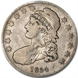 1834 Capped Bust Half Dollar Fine