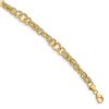Image 1 : 14k Yellow Gold Polished Fancy Link Bracelet - 7.75 in.