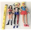 Image 1 : Three Super Heroine Figures