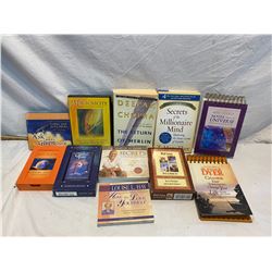 Books, tarot cards, and Calendars