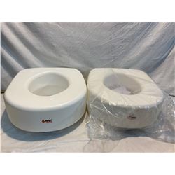 2 new toilet seat risers