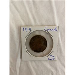 1919 Canadian 1 cent