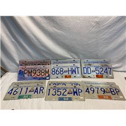 Lot of license plates