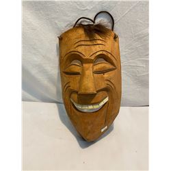 Carved wood mask
