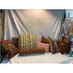 lot of cushions