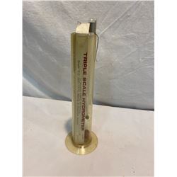 Triple scale hydrometer
