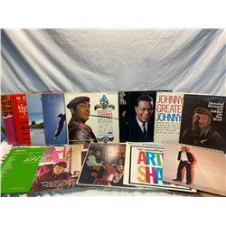 Group of CD's and records