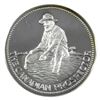 Image 1 : Rare! Englehard 1oz Proof Silver "The Canadian Prospector" Round .999+ Fine. Featuring Prospector on
