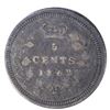 Image 2 : New Brunswick 5-cent 1862 Small 6 ICCS Certified VF-20.