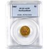 Image 1 : Newfoundland $2 Gold 1865 PCGS Certified AU-55. A Nice first year example of this highly sought afte