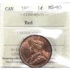 Image 1 : 1-cent 1917 ICCS Certified MS-65 Red.