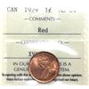 Image 1 : 1-cent 1929 ICCS Certified MS-64 Red.