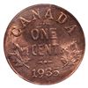 Image 2 : 1-cent 1935 ICCS Certified MS-65 Red. Rich deep natural red tones throughout.