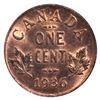 Image 2 : 1-cent 1936 ICCS Certified MS-65 Red.