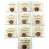 Image 2 : 1-cent 1992-2000, 2004 & 2005 ICCS Certified MS-65. 10pcs