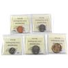 Image 2 : 1-cent, 5-cent, 10-cent, 25-cent & Montreal Canadians Dollar 2009 ICCS Certified MS-66. 5pcs
