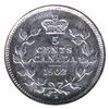 Image 2 : 5-cent 1902H Small H ICCS Certified MS-63. Bright coin with marble luster throughout.