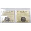 Image 1 : 5-cent 1946 & 1947 ICCS Certified MS-64. 2pcs
