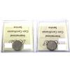 Image 2 : 10-cent 1870 Narrow 0 & 1880H Obverse 2 ICCS Certified VF-20. 2pcs