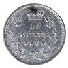 Image 2 : 10-cent 1870 Wide 0 ICCS Certified VF-20.