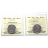 Image 1 : 25-cent 2005P Saskatchewan & 2009 ICCS Certified MS-67. 2pcs