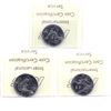 Image 2 : 25-cent 2007 Wheelchair Curling, Curling & Alpine Skiing ICCS Certified MS-67. 3pcs