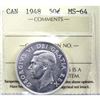 Image 1 : 50-cent 1948 ICCS Certified MS-64. A bright coin with caramel type rolling luster. Great eye appeal.
