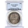 Image 1 : Silver $1 1936 PCGS Certified MS-64. Naturally attractive toned coin with underlying luster througho