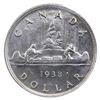 Image 2 : Silver $1 1938 ICCS Certified MS-64. A near full white coin of this semi key date issue!