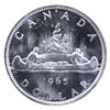 Image 2 : Silver $1 1965 Large Beads Blunt 5 (Variety 3) ICCS Certified MS-65. Full white coin with exceptiona
