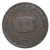 Image 2 : NS-13A1 1815 Miles W. White Halifax, Half Penny Token in VF-EF Condition.